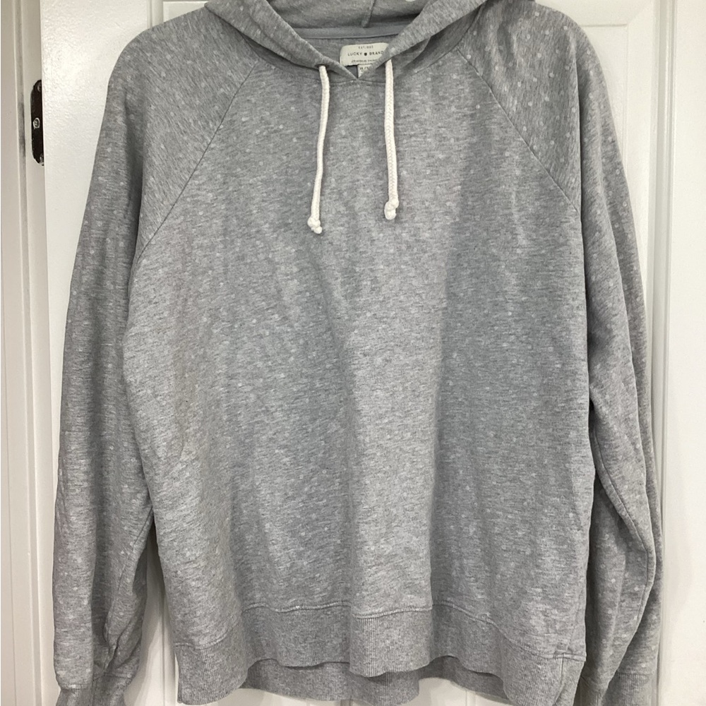 Lucky Brand Gray Sweatshirt Hoodie